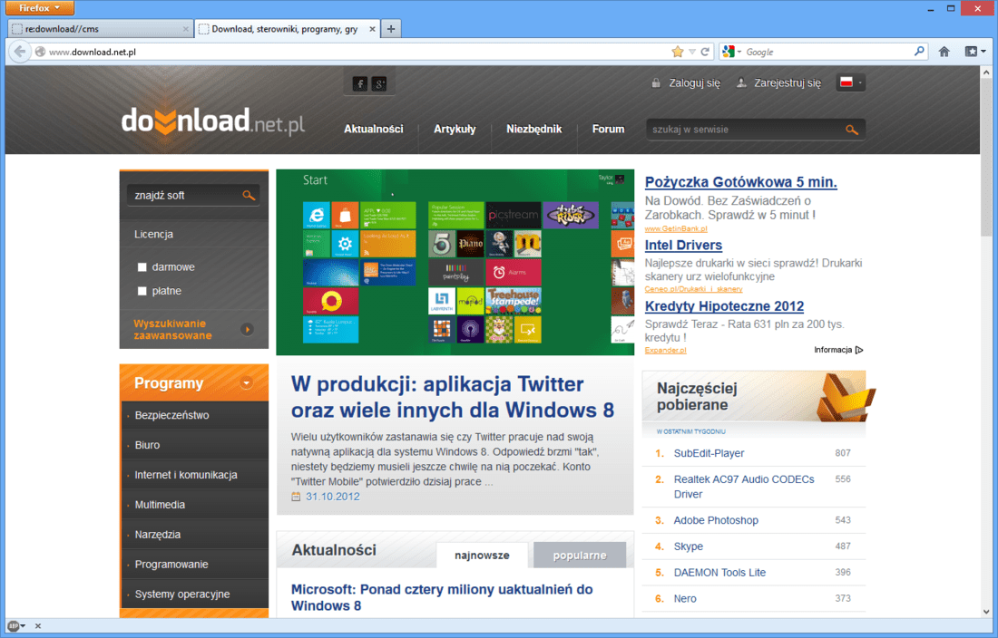 Mozilla Firefox 46.0 PL 64bit Download Descargar Navegadores